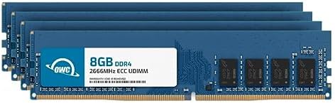 OWC 32GB (2x16GB DDR4 2666MHz PC4-21300 CL19 2RX8 ECC Unbuffered UDIMM 1.2V 288-pin Workstation Server Memory RAM
