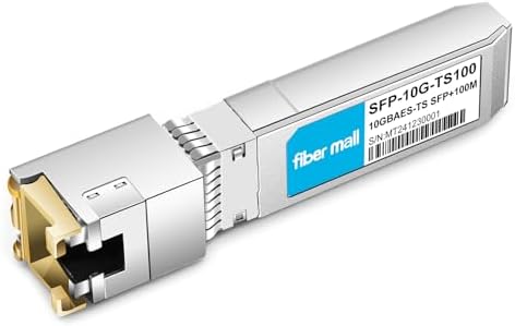 10G SFP+ RJ45 80m for Dell Force10 SFP-10G-T-80 GP-10GSFP-T80 10GBASE-T SFP+ 80m RJ45 Cat6a/7 Mini-GBIC 10gb Copper R-J45 Transceiver Module