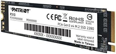 Patriot Memory P310 480GB Internal SSD - NVMe PCIe M.2 Gen3 x 4 - Low-Power Consumption Solid State Drive - P310P480GM28