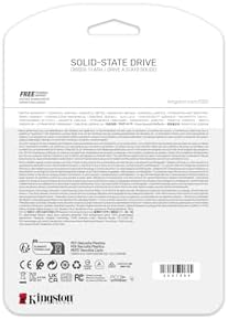 Kingston NV3 500GB M.2 2280 NVMe SSD | PCIe 4.0 Gen 4x4 | Up to 5000 MB/s | SNV3S/500G