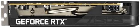 ASUS Dual NVIDIA GeForce RTX 3050 6GB OC Edition Gaming Graphics Card - PCIe 4.0, 6GB GDDR6 Memory, HDMI 2.1, DisplayPort 1.4a, 2-Slot Design, Axial-tech Fan Design, 0dB Technology, Steel Bracket
