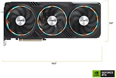 GIGABYTE GeForce RTX 5070 Ti Gaming OC 16G Graphics Card, 16GB 256-bit GDDR7, PCIe 5.0, WINDFORCE Cooling System, GV-N507TGAMING OC-16GD Video Card