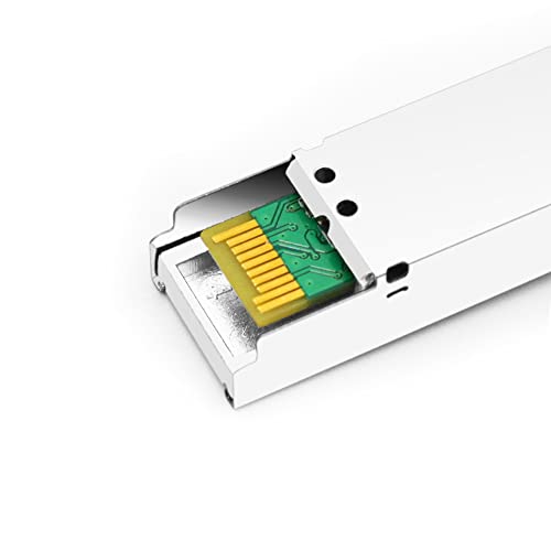 1000BASE-SX SFP Optical Transceiver Module Compatible with HPE Aruba J4858D J4858DCM JL745A Q8N53A ProCurve J4858C J4858B J4858A 850nm 550m DDM Duplex LC MMF 10pcs/Pack