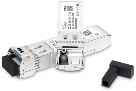 10GBASE-BX60-UD BiDi SFP+ Module, TX 1270nm/1330nm, RX 1330nm/1270nm, 60km DOM Simplex LC/UPC SMF Optical Transceiver Networking Mini Gbic for Dell GP-SFP-10GBX-U-60/ GP-SFP-10GBX-D-60