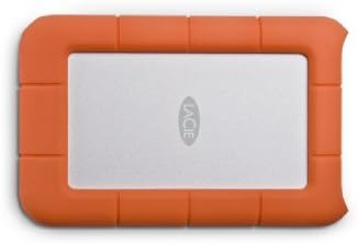 LaCie Rugged Mini 2TB External Hard Drive Portable HDD - USB 3.0/ 2.0 Compatible, Drop Shock Dust Rain Resistant Shuttle Drive, For Mac And PC Computer (LAC9000298, orange