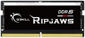 G.SKILL Ripjaws DDR5 SO-DIMM Series DDR5 RAM 16GB (1x16GB 4800MT/s CL34-34-34-76 1.10V Unbuffered Non-ECC Notebook/Laptop Memory SO-DIMM (F5-4800S3434A16GA1-RS