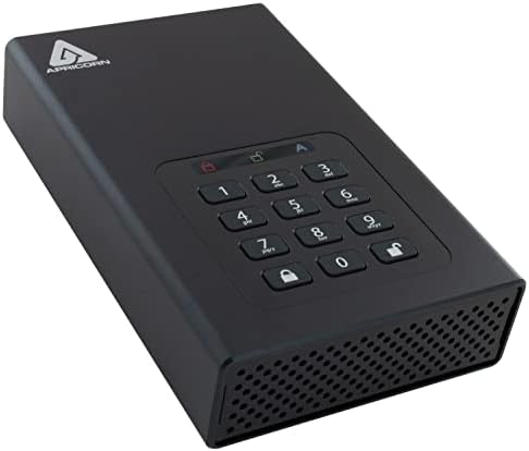 Apricorn 2TB Aegis Padlock DT 256-Bit Encrypted USB 3.0 Hard Drive (ADT-3PL256-2000