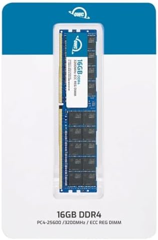 OWC 16GB DDR4 3200MHz PC4-25600 CL22 1.2V 288pin Server ECC Registered RDIMM Memory RAM Compatible with Dell EMC PowerEdge R7515 R7525 T550 XR11 XR12