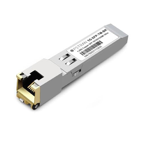 1000BASE-SX SFP Optical Transceiver Module Compatible with HPE Aruba J4858D J4858DCM JL745A Q8N53A ProCurve J4858C J4858B J4858A 850nm 550m DDM Duplex LC MMF 10pcs/Pack