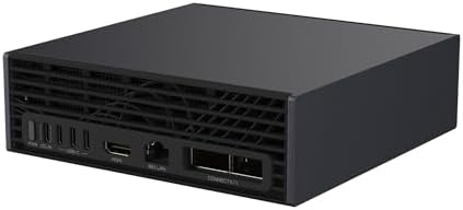 GIGABYTE AI TOP Atom Personal AI Supercomputer, Arm Cortex-X295 + Cortex A725, NVIDIA® Blackwell Architecture, 128GB LPDDR5X, 4TB PCIe 5.0 NVMe SSD, NVIDIA DGX™ OS, Black