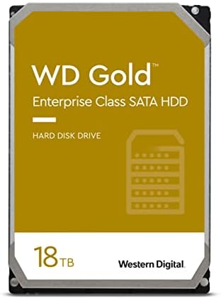 Western Digital 24TB WD Gold Enterprise Class SATA Internal Hard Drive HDD - 7200 RPM, SATA 6 Gb/s, 512 MB Cache, 3.5" - WD242KRYZ