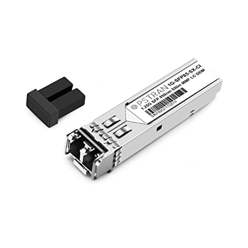 1000BASE-SX SFP Optical Transceiver Module Compatible with HPE Aruba J4858D J4858DCM JL745A Q8N53A ProCurve J4858C J4858B J4858A 850nm 550m DDM Duplex LC MMF 10pcs/Pack