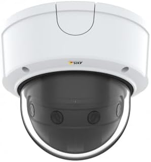 Axis Communications Panoramic Camera - Dome - Color - 8.3 MP - 4320 x 1920-4K - Fixed Focal - Audio - GbE - MJPEG, H.264, AVC - PoE Class 3