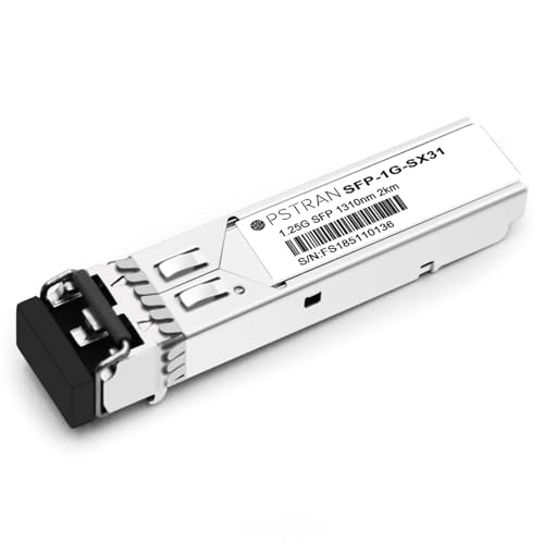 1000BASE-SX SFP Optical Transceiver Module Compatible with HPE Aruba J4858D J4858DCM JL745A Q8N53A ProCurve J4858C J4858B J4858A 850nm 550m DDM Duplex LC MMF 10pcs/Pack
