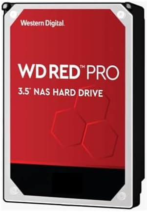 Western Digital 10TB WD Red Pro NAS Internal Hard Drive - 7200 RPM Class, SATA 6 Gb/s, CMR, 256 MB Cache, 3.5" - WD101KFBX (Old Version