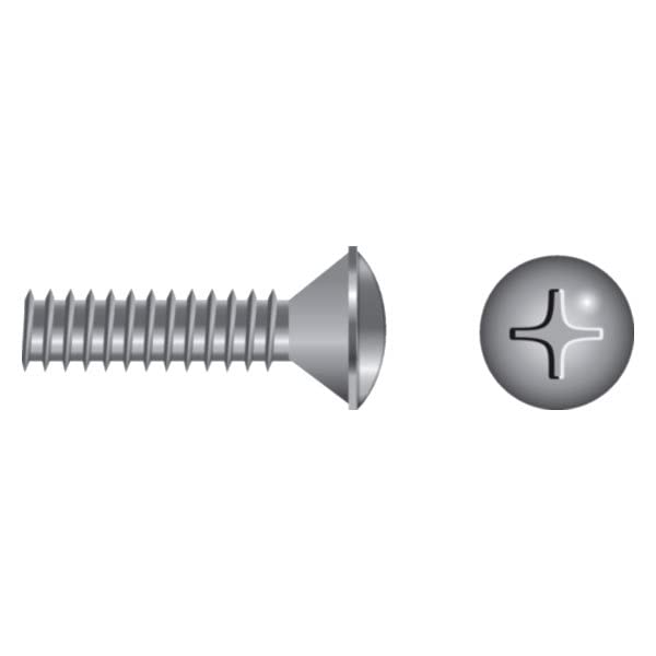 Seachoice SC0851 Phillips Machine Screw Oval Head, 10-32 x 3/4"