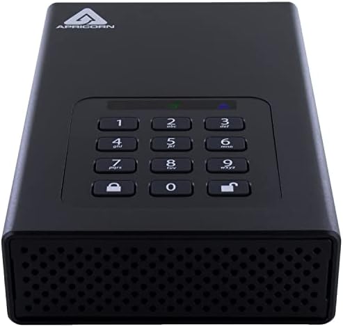 Apricorn 2TB Aegis Padlock DT 256-Bit Encrypted USB 3.0 Hard Drive (ADT-3PL256-2000