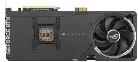 ASUS ROG Astral GeForce RTX™ 5090 OC Edition Gaming Graphics Card (PCIe® 5.0, 32GB GDDR7, HDMI®/DP 2.1, 3.8-Slot, 4-Fan Design, Axial-tech Fans, Patented Vapor Chamber, Phase-Change GPU Thermal pad