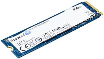 Kingston NV3 500GB M.2 2280 NVMe SSD | PCIe 4.0 Gen 4x4 | Up to 5000 MB/s | SNV3S/500G