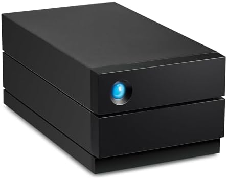 LaCie d2 Professional 14TB External Hard Drive Desktop HDD – Thunderbolt 3 USB-C USB 3.0, 7200 RPM Enterprise Class Drives, for Mac and PC Desktop, 1 Month Adobe CC (STHA14000800