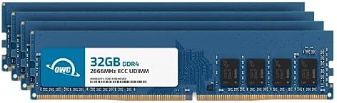 OWC 32GB (2x16GB DDR4 2666MHz PC4-21300 CL19 2RX8 ECC Unbuffered UDIMM 1.2V 288-pin Workstation Server Memory RAM