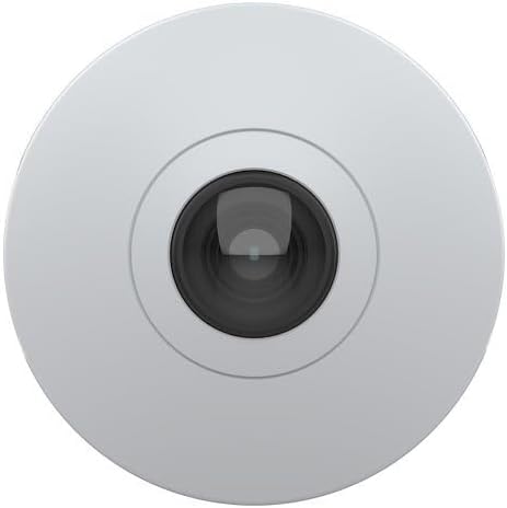 Axis Communications AXIS M4327-P 6MP Indoor Panoramic IP Camera with Deep Learning, 1.1mm Fisheye Lens, White