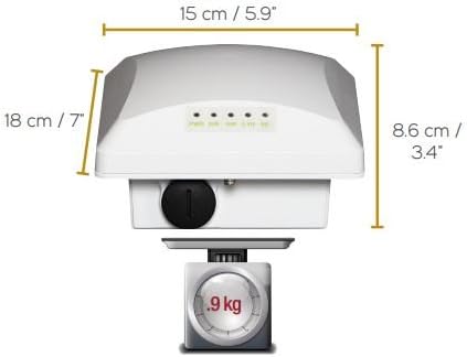 Ruckus Wireless ZoneFlex T300 (Omni, Outdoor Access Point, 802.11AC, 2x2:2 - Internal BeamFlex+, Dual-Band Concurrent, PoE Input 901-T300-US01