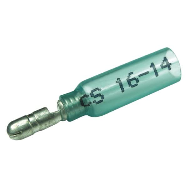Seachoice 50-61741 Insulated Heat Shrink Bullet Terminals, Male