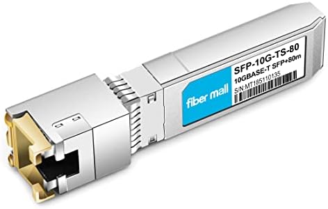 10G SFP+ RJ45 80m for Dell Force10 SFP-10G-T-80 GP-10GSFP-T80 10GBASE-T SFP+ 80m RJ45 Cat6a/7 Mini-GBIC 10gb Copper R-J45 Transceiver Module