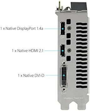 ASUS Dual NVIDIA GeForce RTX 3050 6GB OC Edition Gaming Graphics Card - PCIe 4.0, 6GB GDDR6 Memory, HDMI 2.1, DisplayPort 1.4a, 2-Slot Design, Axial-tech Fan Design, 0dB Technology, Steel Bracket