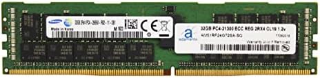 Factory Original 128GB (4x32GB Compatible for Dell Poweredge, Precision Servers DDR4 2666MHZ PC4-21300 ECC Registered Chip Buffered RDIMM 2Rx4 CL19 1.2v Memory RAM Upgrade Adamanta