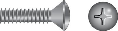 Seachoice SC0834 Phillips Machine Screw Oval Head, 6-32 x 1/2"