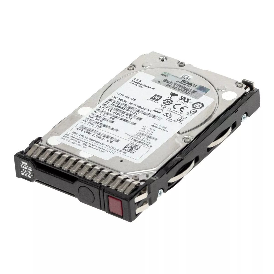 HPE EG001800JWJNR Hard Drive 1.8 TB SAS 12Gb/s