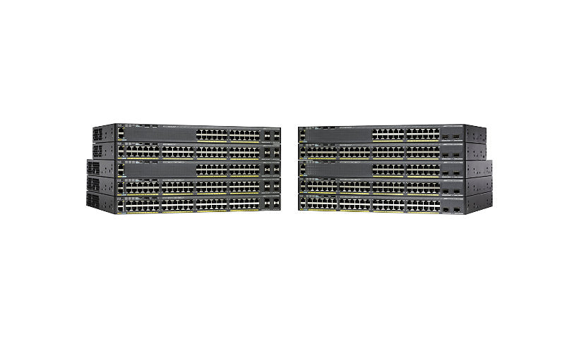 Cisco Catalyst 2960X-24PS-L Managed 24-Port Gigabit PoE+ Rack-Mountable Switch