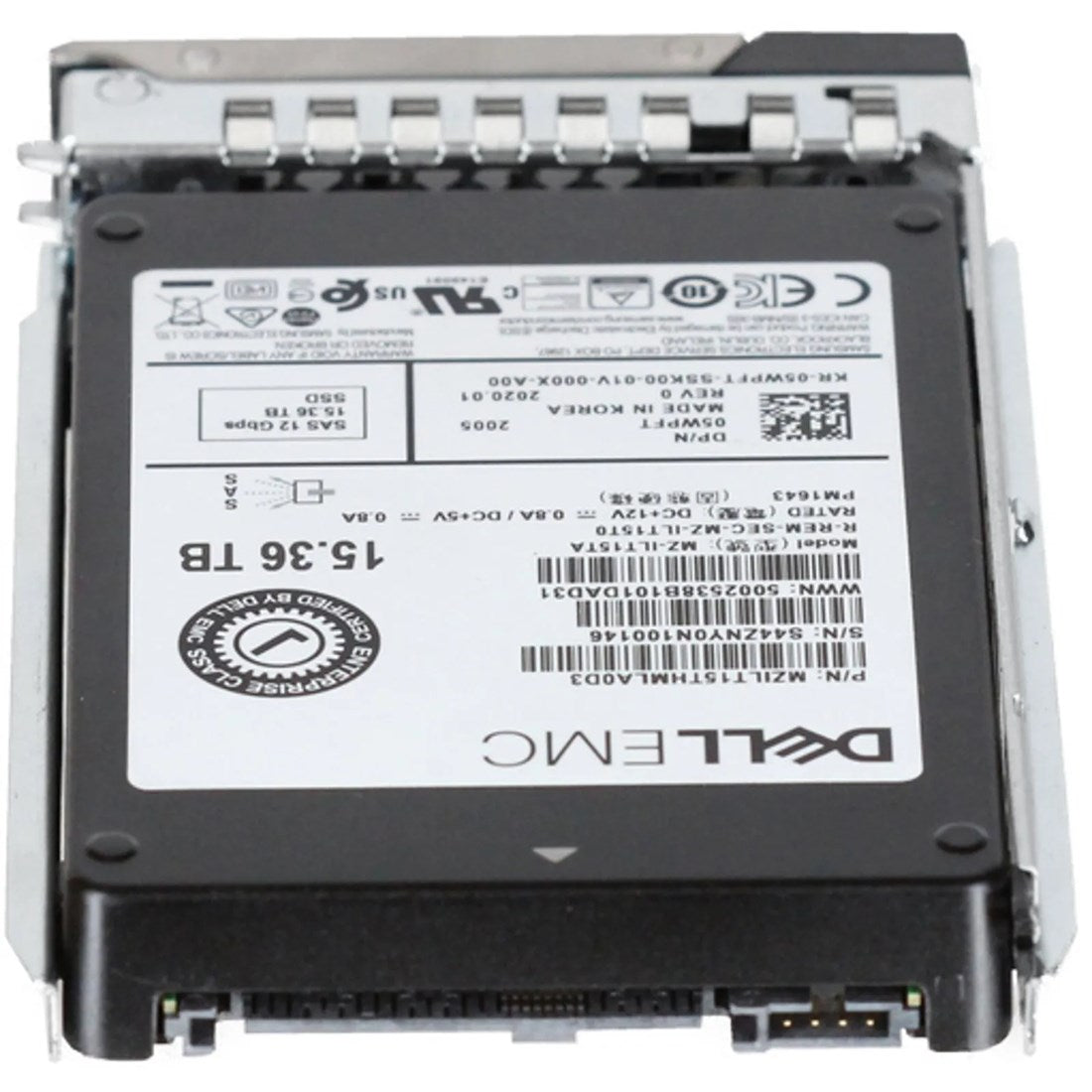 Dell 5WPFT 15.36TB Read Intensive SAS-12Gbps 2.5 Inch Hot Plug SSD