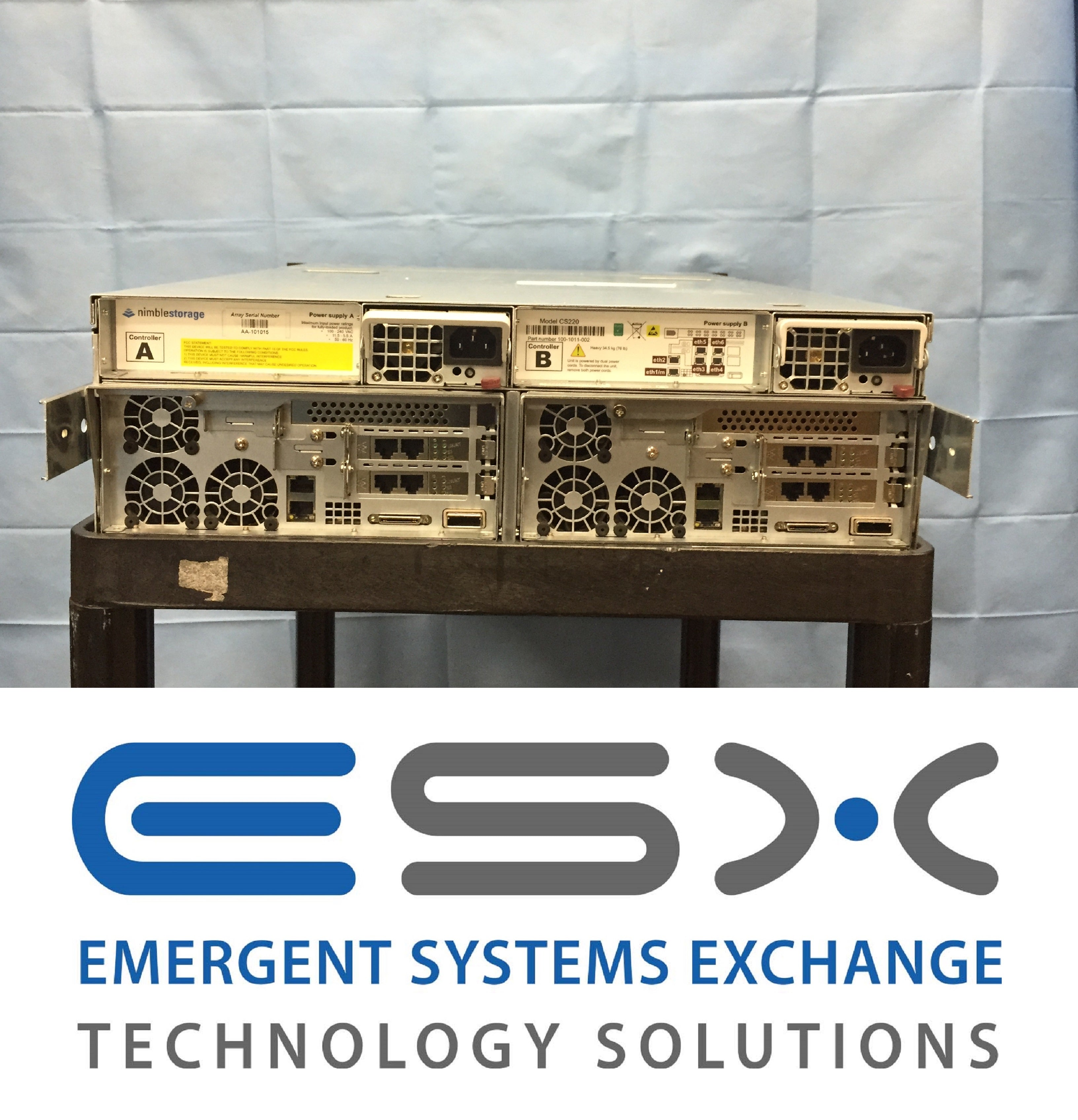 Nimble Storage CS300 - 12 x 2TB, 4 x 800GB SSD, and 10Gbe ports - We Buy Nimble