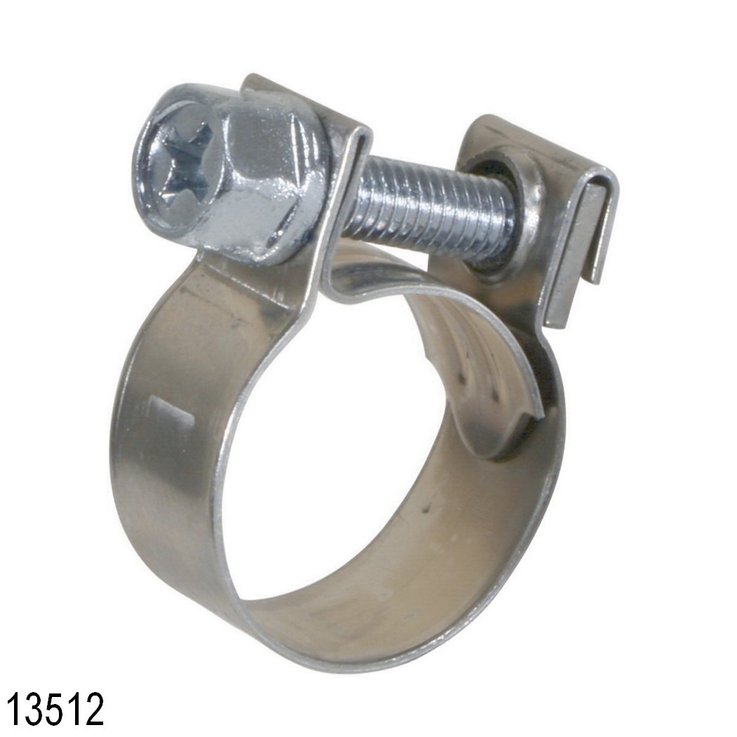 Scandvik 13512 Aba 304 Stainless Steel Mini Clamps, Size 12