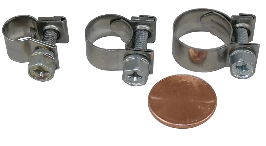 Scandvik 13512 Aba 304 Stainless Steel Mini Clamps, Size 12