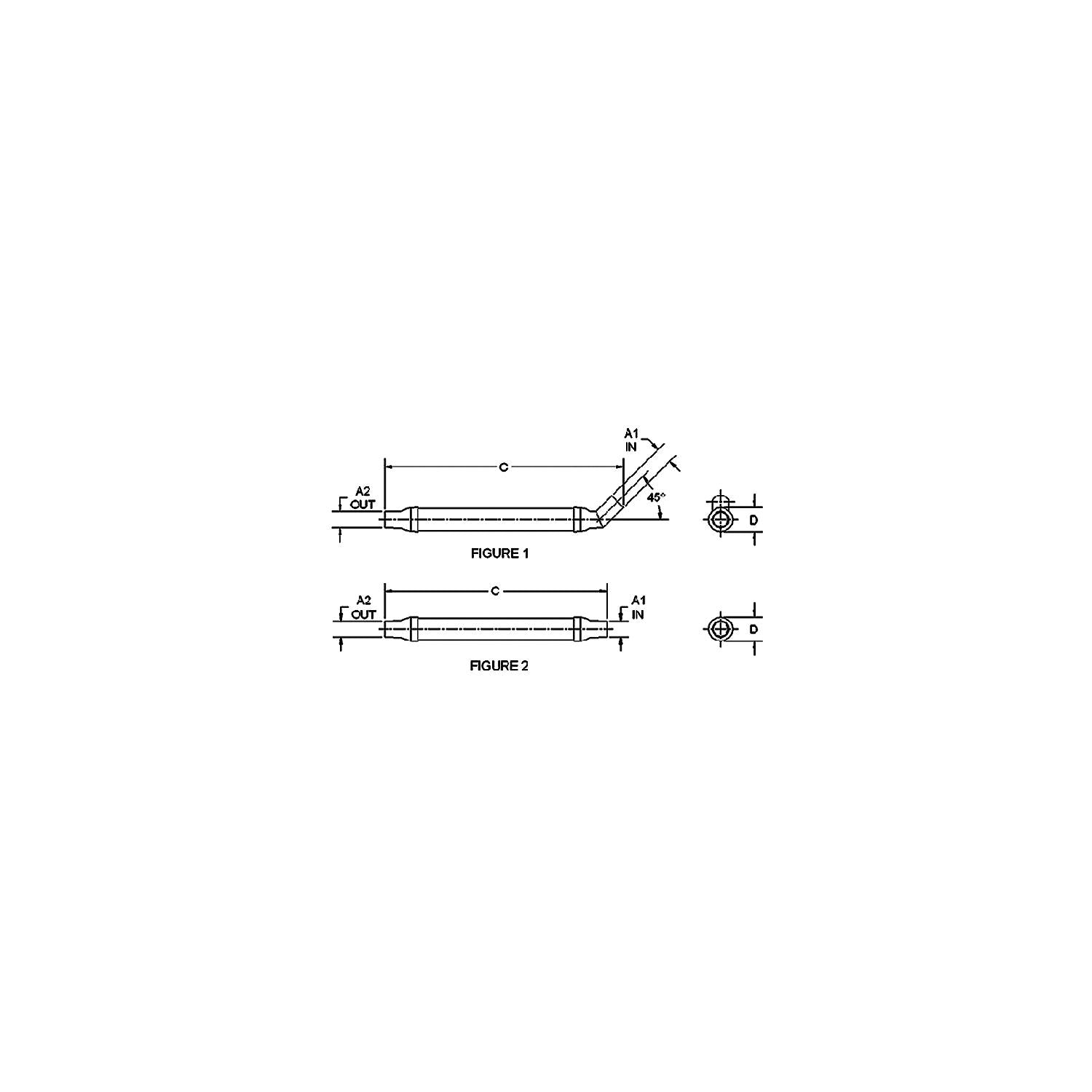 Centek Veratron 1000265 Verna-Ski Inline Ski Boat Muffler, 45 Degree