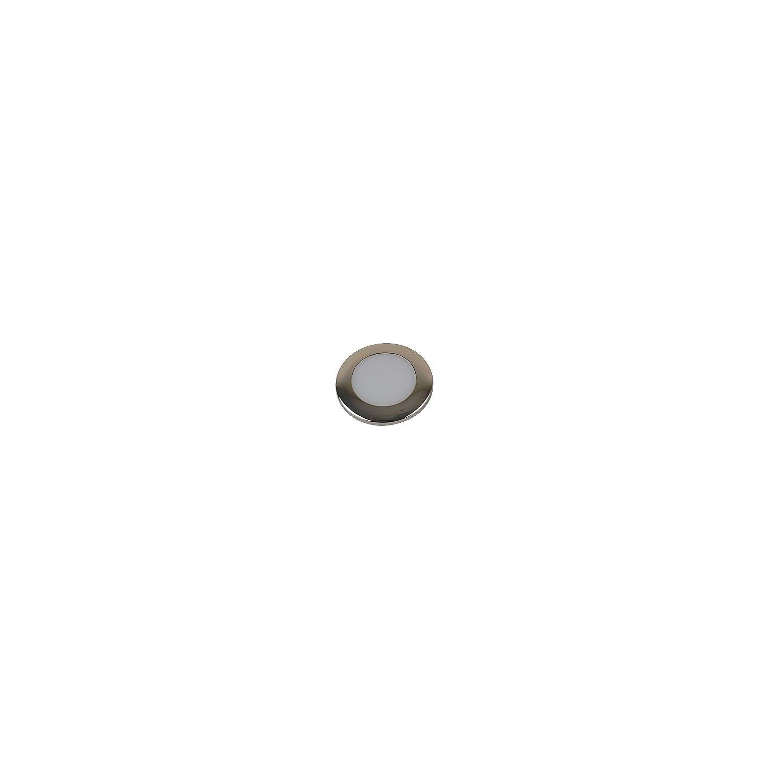 Scandvik 41302P LED 3" Flush Mount Ceiling Light, Warm White w/Blue Night Light