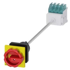 DISC SW 16A DOOR ROT HDL 1HOLE R/Y 3P
