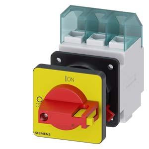 DISC SW 25A KNOB 1HOLE R/Y 3P