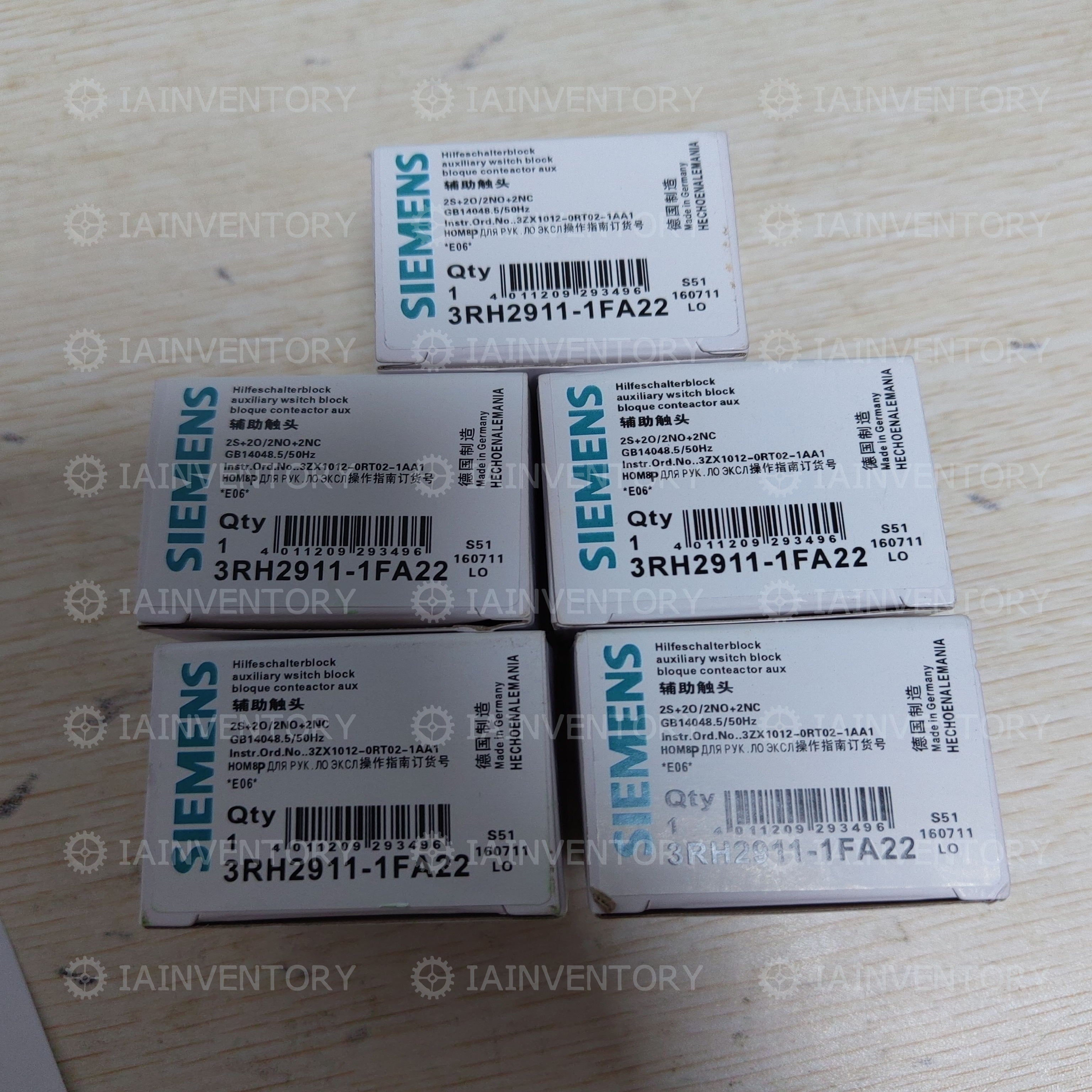 SIEMENS 3RH2911-1FA22? AUXILIARY SWITCH BLOCK 2NO+2NC