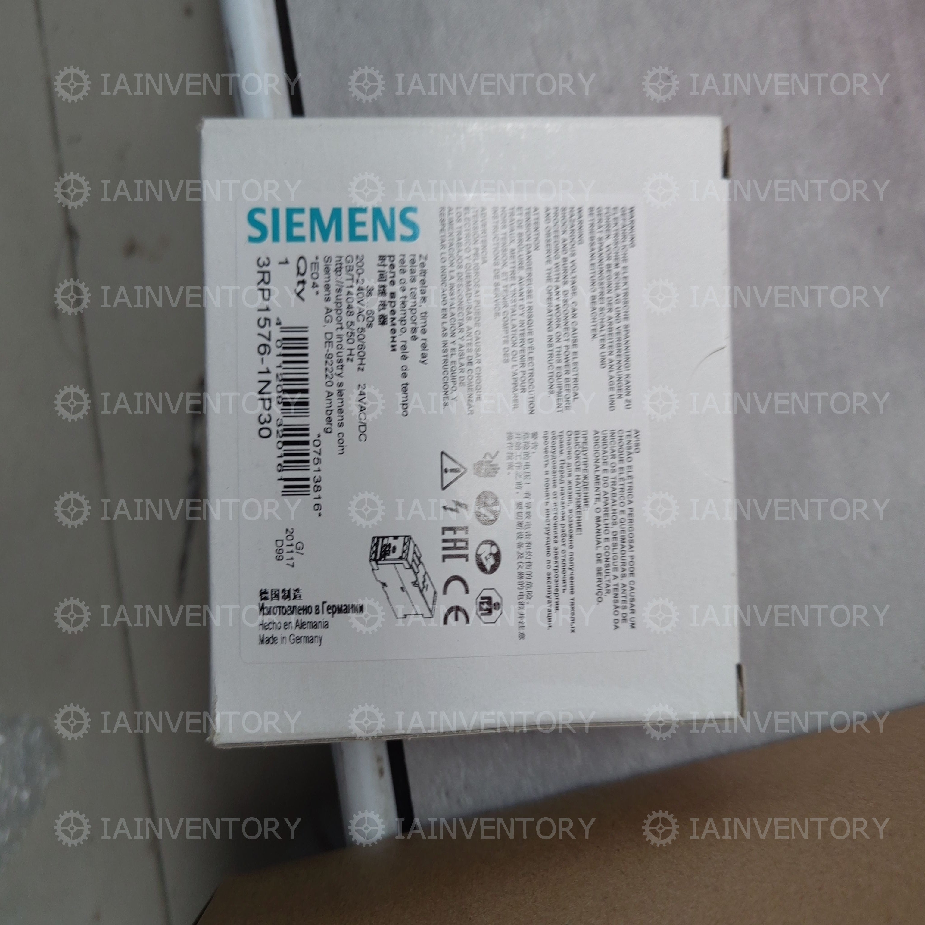 Siemens 3RP1576-1NP30 PLC Solid State Time Timer Relay
