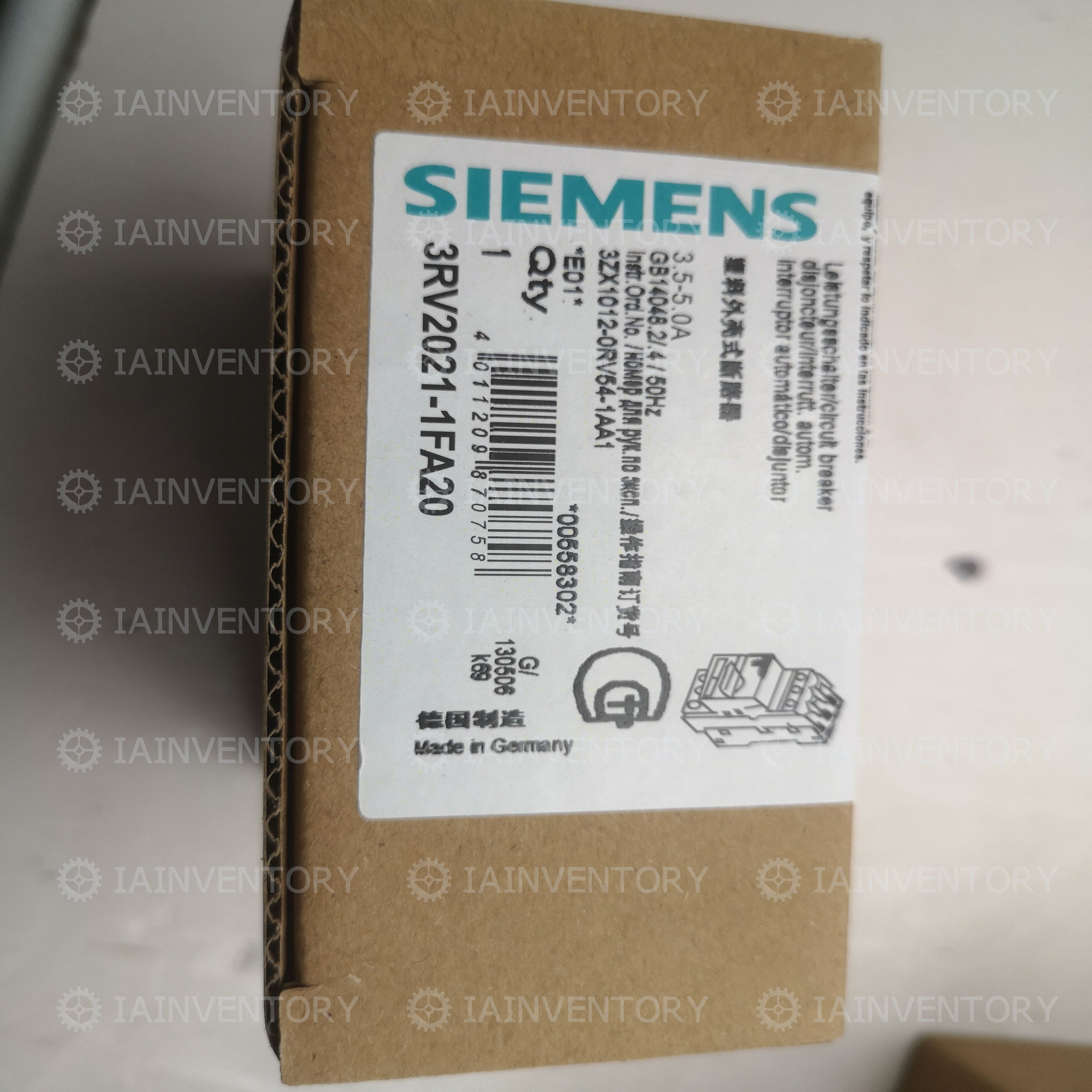 Siemens 3RV2021-1FA20 Module 3RV2 021-1FA20