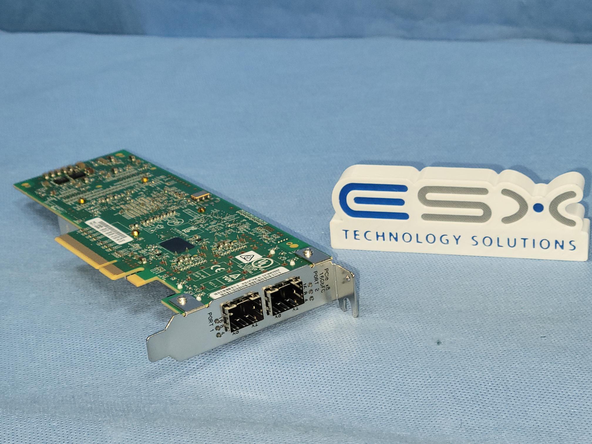 Dell 3PCN3 QLogic QLE2662L Dual Port 16Gb/s FC Fiber Channel HBA QLE2662L-DEL LP