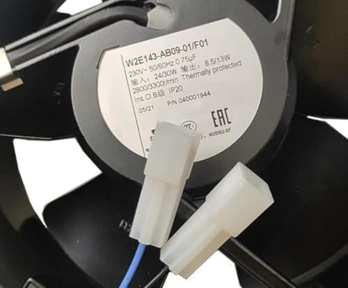 W2E143-AB09-01/F01 Fan 17.2CM for 230V 24/30W 17251 172X150X51MM 2-Wire Cooling Fan