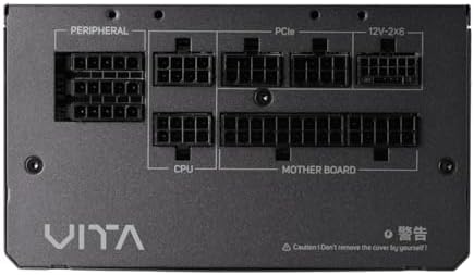 FSP VITA GM 850W Power Supply, 80 Plus Gold, ATX 3.1 PCIe 5.1 Full Modular, 10 Year Warranty (VITA-850GM