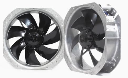 W2E250-HL06-01 Fan M2E068-CF 230VAC 127W 280×280×80mm Axial Cooling Fan for Electric Control Cabinet
