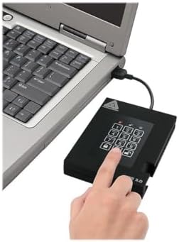 Apricorn 2TB Aegis Fortress L3- FIPS Level 3 Validated USB 3.0 Hardware Encrypted Portable Drive (AFL3-2TB , black